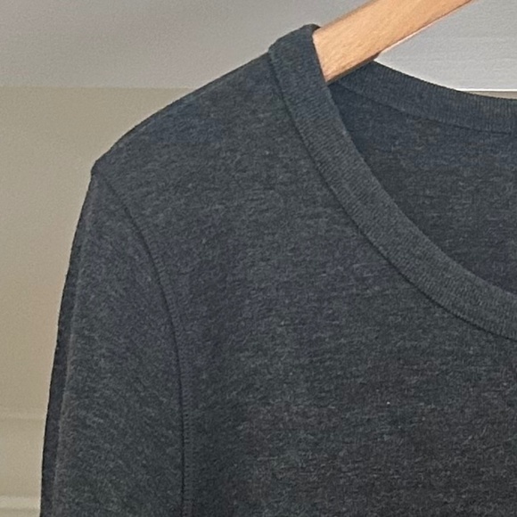 Scotch & Soda dress, dark grey/burnt orange ruffle - size 8-10 (S&S size 3) - Picture 14 of 16